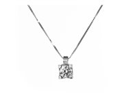 Collana Promesse Donna in Oro bianco Diamante PPLY012